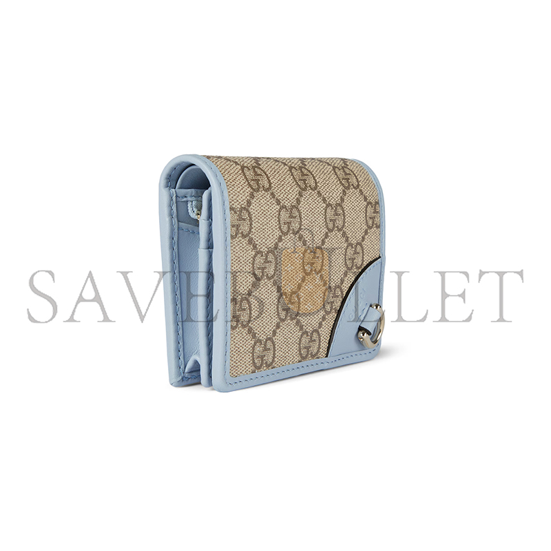 GUCCI GG EMBLEM SMALL WALLET 820692 (11*8.5*3cm)